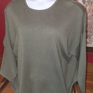 Eskandar Oversized Silk & Cashmere Sweater Green